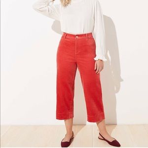 ✨NWT Loft Plus High Waisted Wide Pants- Velvet ✨